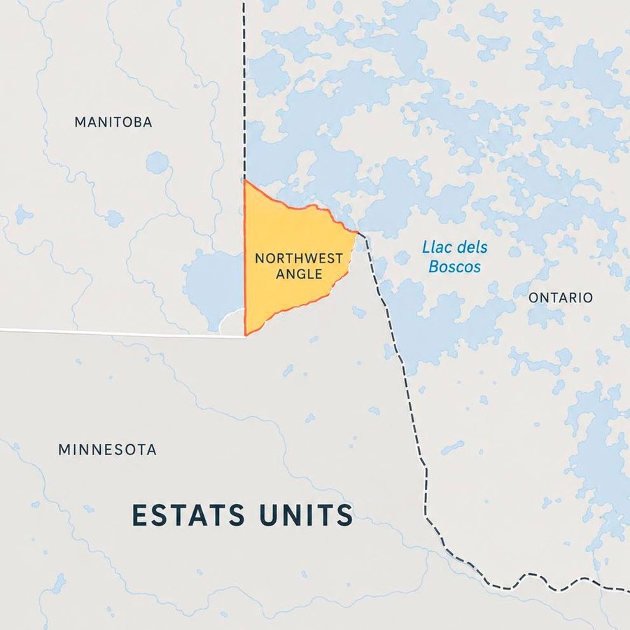 NOrthwest Angle Map